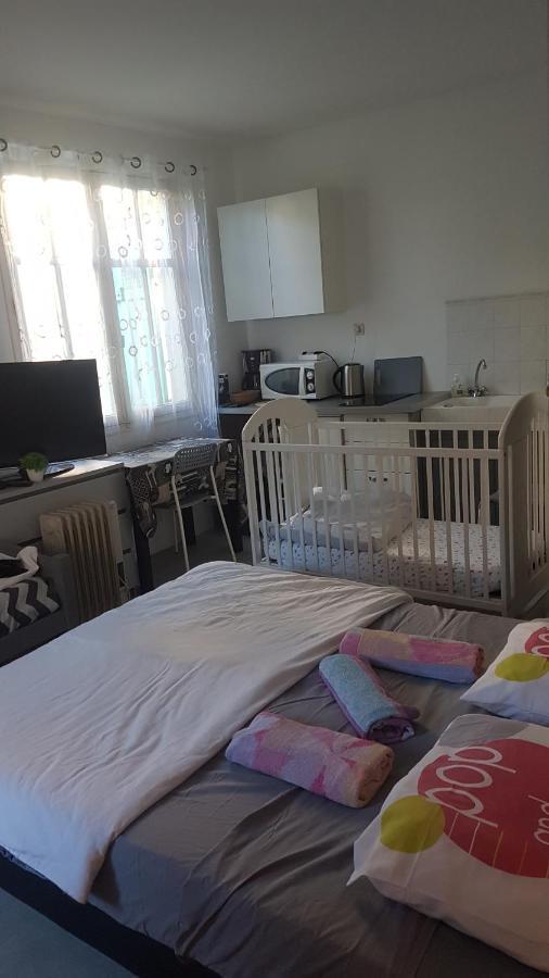 Studio Pour 3 Personnes Au Calme Dans Villa 尼斯 外观 照片